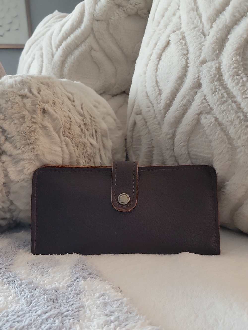 Portland Leather Goods Bifold Women's Wallet - Brown
